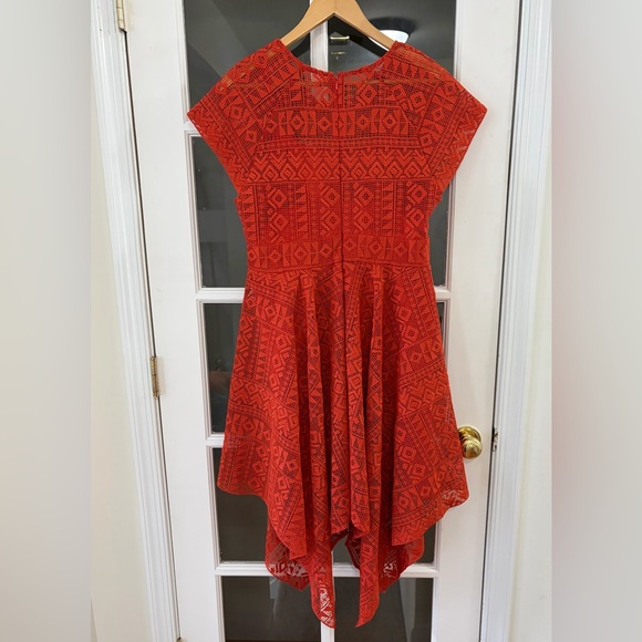 Anthropologie Prima Asymetric hanky Hem Dress - Size  8 - Picture 5 of 9
